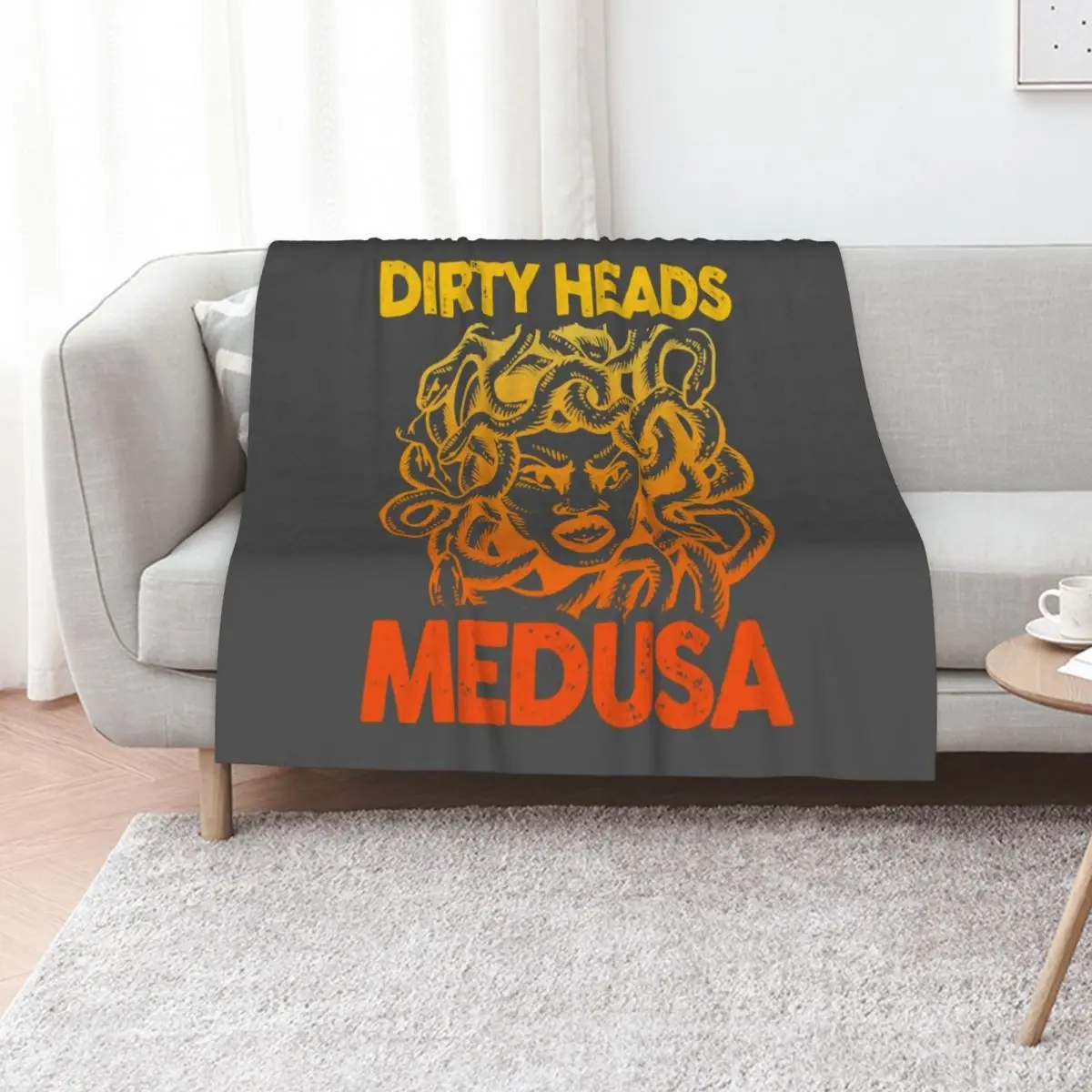

Dirty Heads Medusa Music Band Musician Fan Gift Throw Blanket Hair Soft Summer Beddings Blankets