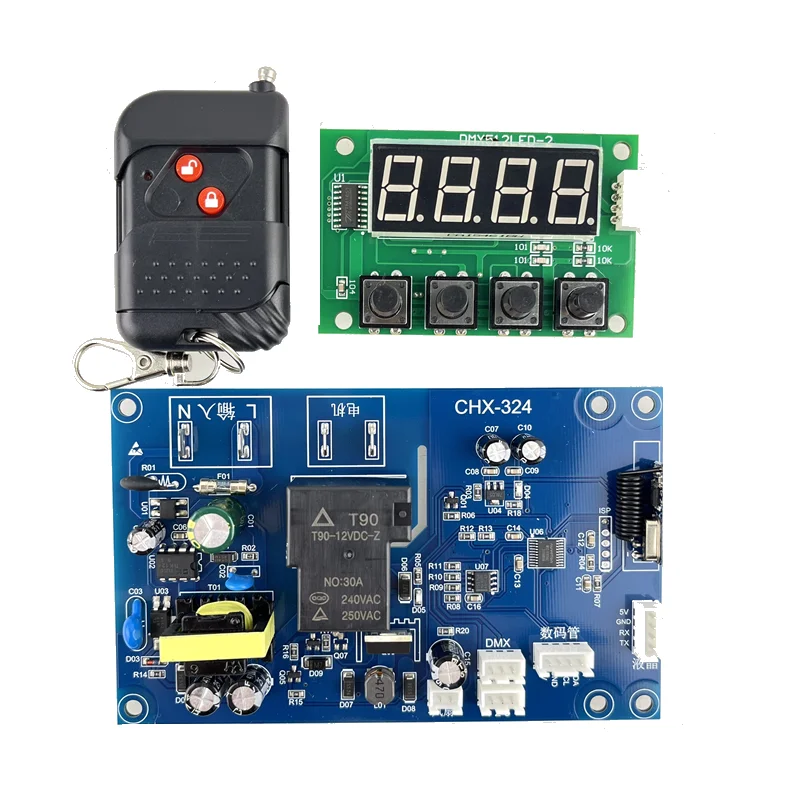 

CHX-324 600W/900W Fog & Haze Machine Mainboard with Remote Control - Disco DJ Fogger Spare Parts