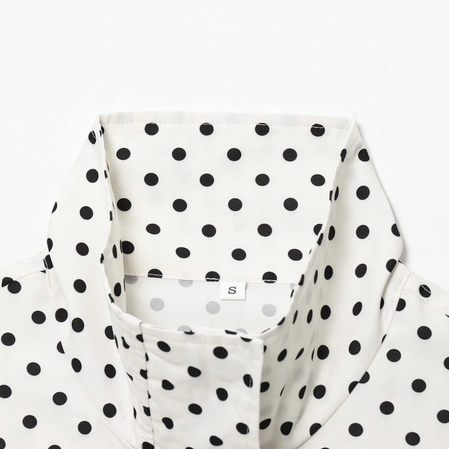 เสื้อโค้ทผู้หญิง Jnleaog แขนยาวทรงบับเบิ้ล ลายจุด สำหรับฤดูใบไม้ผลิและฤดูใบไม้ร่วง ทรงหลวม ผ้าโพลีเอสเตอร์ มีซิป