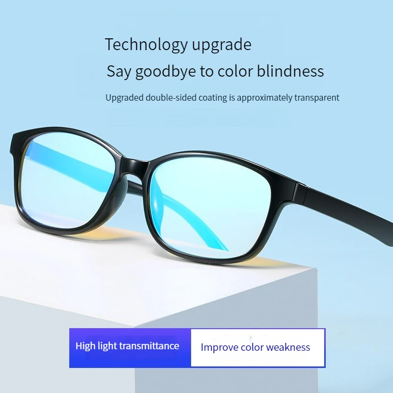 

Transparent Red Green Color Blindness Glasses Men Professional ColorBlind Lentes Color Double Sided Coating Tests Dropshipping