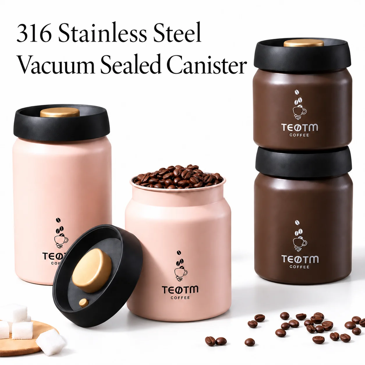 Wadah Penyimpanan Biji Kopi Va - Food Storage Vacuum Containers ulasan dan harga