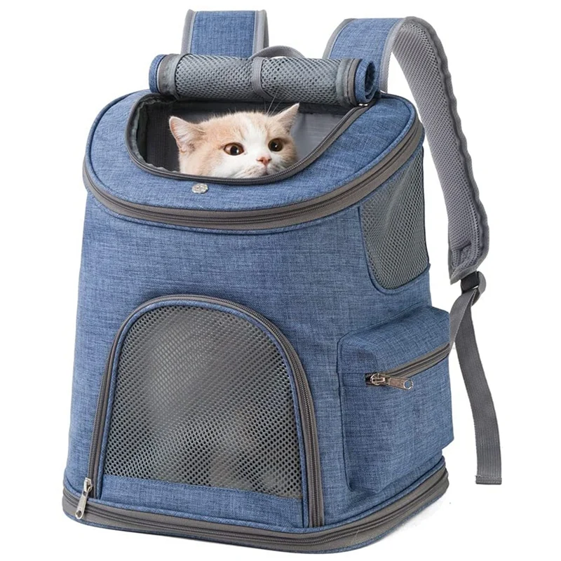 Pets Small Dog Backpack - Cat Backpack Airline Approved - Dog Carrier Backpack For Small Dogs, Puppy, Cats, Rabbits