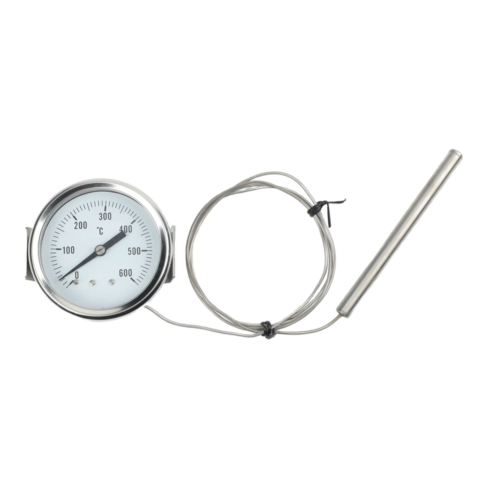 Stainless Steel Oven Thermometer With Probe 0℃-600℃ For Ovens Boilers Pressure Capillary Thermometer Home Improvement Heating