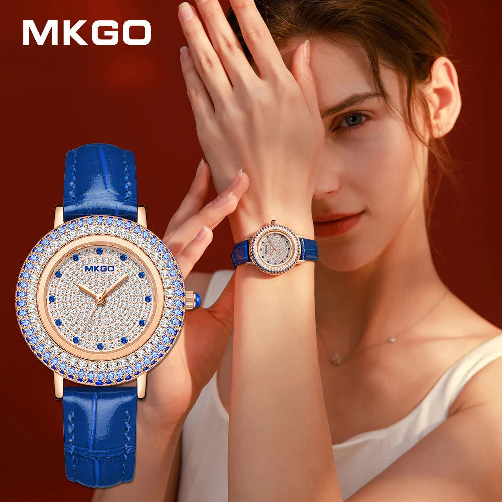 Top Brand Luxury Women WristWatch Ladies Copper Rose Gold Bracelet Watch Leather Quartz Watch Clock Reloj Mujer Relogio Feminino