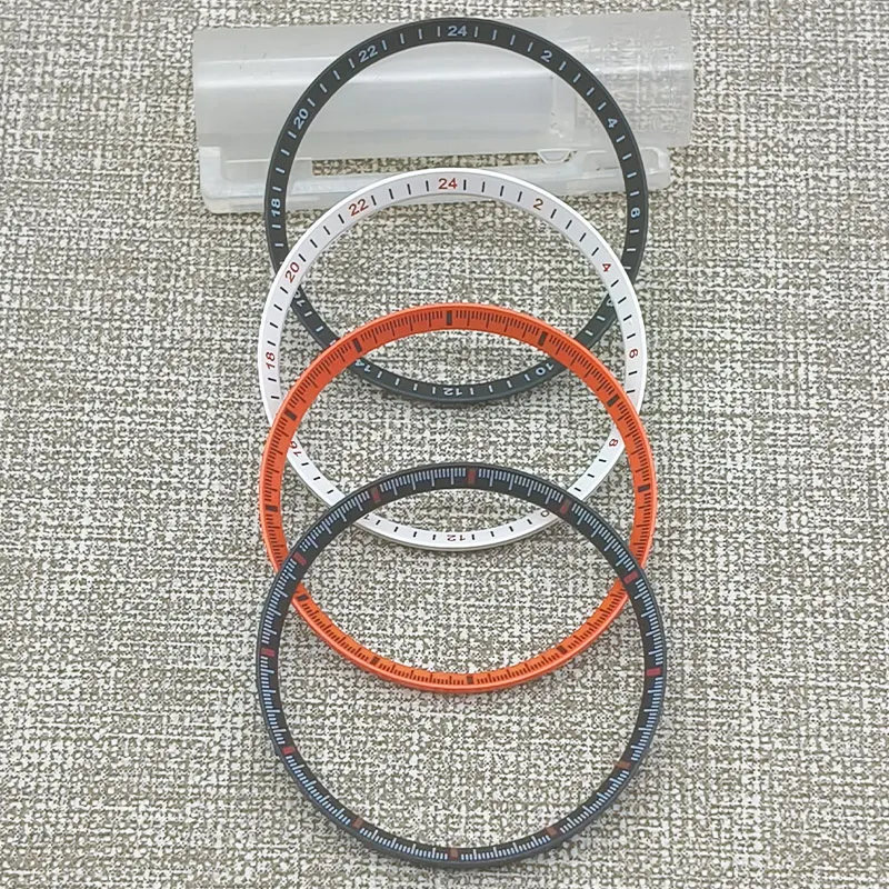30.5mm Watch Chapter Ring Fits SKX007 SKX009 SRPD Watch Case NH35 NH36 Automatic Movement Men's Watch Plastic Inner Ring Parts