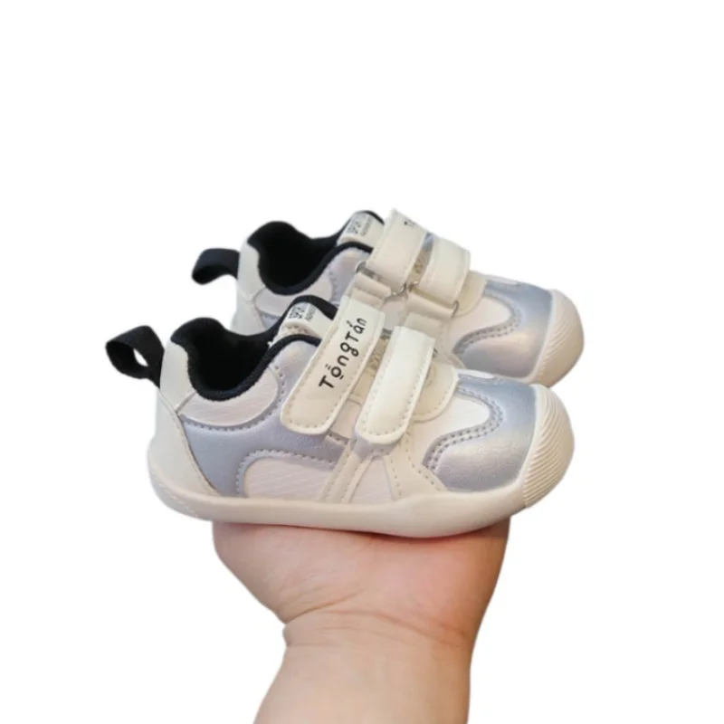 

2025 autumn new baby walking shoes soft soled indoor shoes female babies boys anti kick running shoes Size 16-24