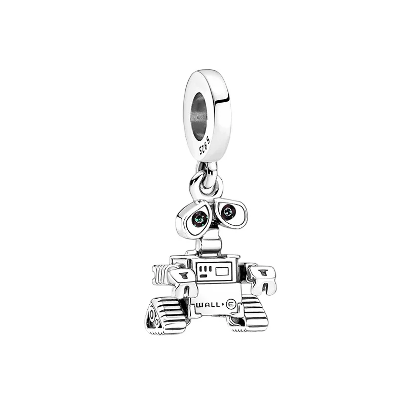 Potdemiel 925 Silber Disney Niedliche Stitch-Serie Anhängerperlen Passend für Armband DIY Geburtstag Festivals Damenschmuck Geschenke