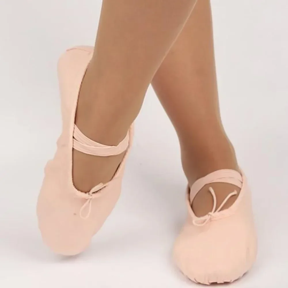 Chaussures à pointe de ballet en toile pour enfants, chaussures de fitness AqDance pour enfants, chaussures de mode pour bébé fille, 4 couleurs