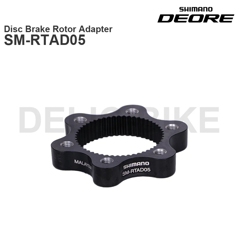 SHIMANO DEORE M610 Disc brake rotor adapter SM-RTAD05 - 6-bolt rotor to CENTER LOCK hub Original parts