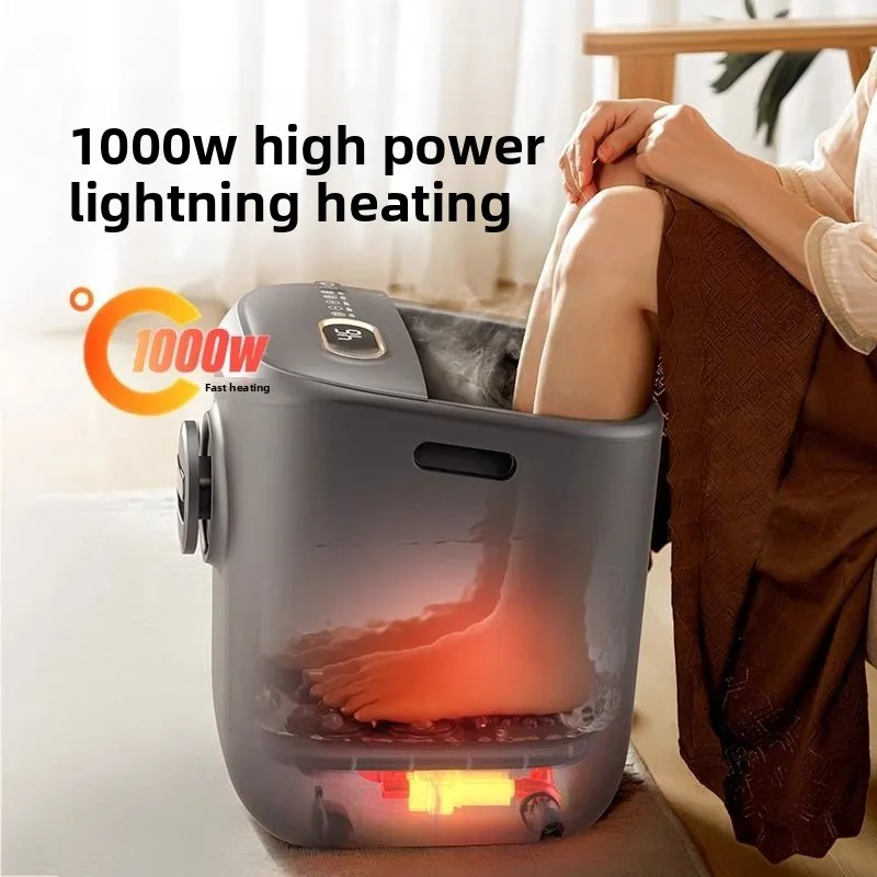 Foot bath Automatic foot wash basin Electric massage Heating foot soaking High depth bucket Over calf