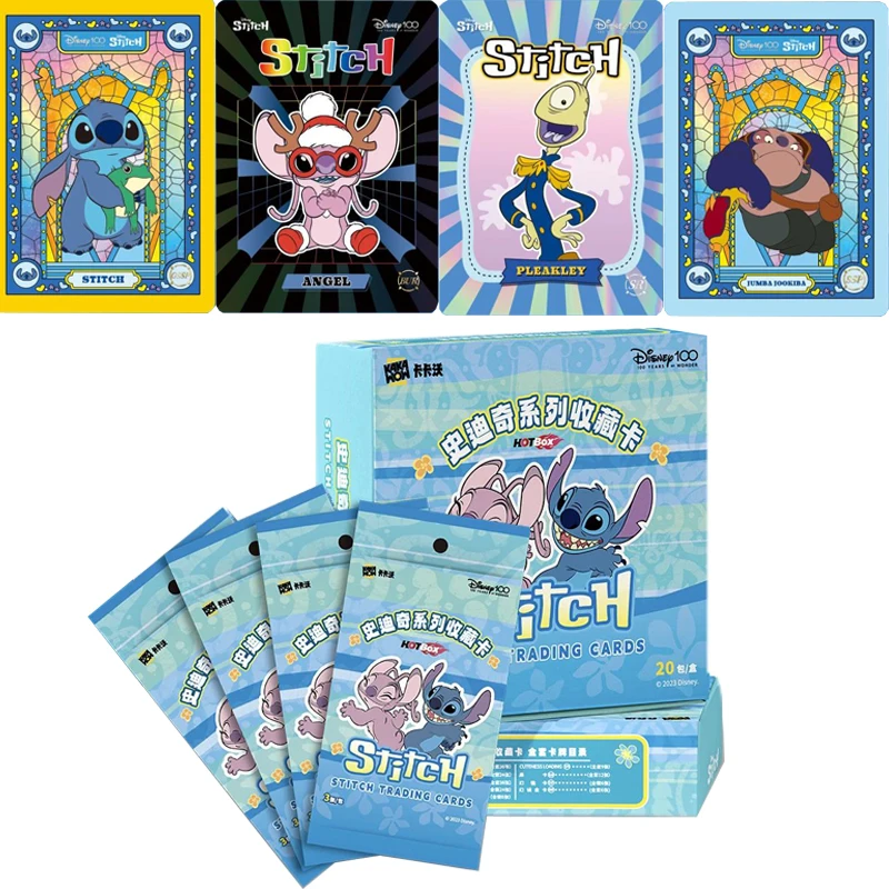 

Stitch Hotbox Series 100th Anniversary Trading Card Full Set SSP SPR Rare Limited Edition Anime Collection Card Booster Box Gift