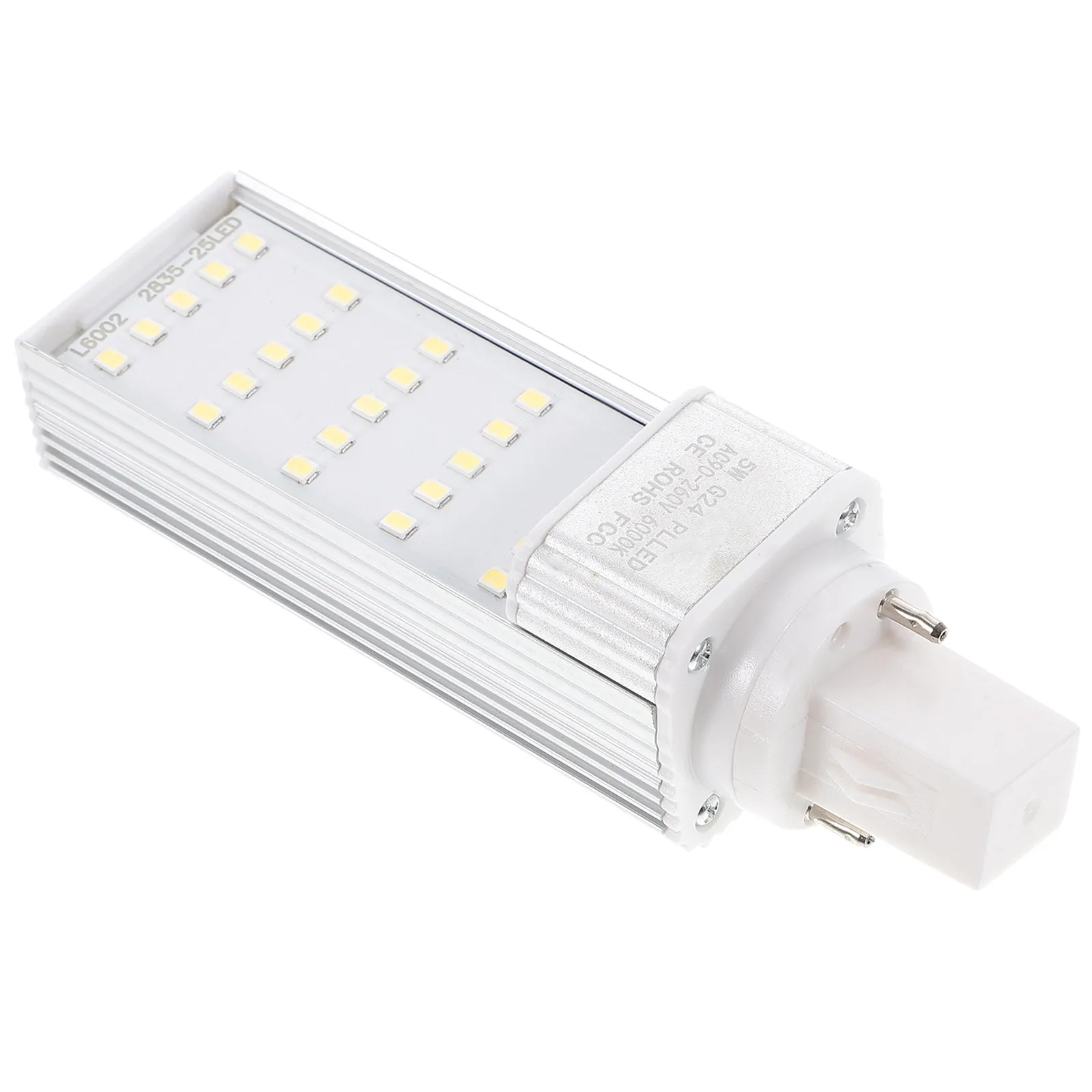 5W LED Corn Light Aquarium Lamp Fish Tank Lighting Bulbs for All Aluminum Less Power Consumption Bright White Spectrum