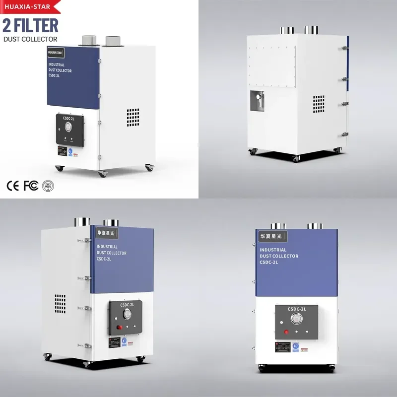 Portable Industrial Dust Collector for Welding Fumes and Vacuuming Heavy Duty Dust Removal System for New Workshop Conditions