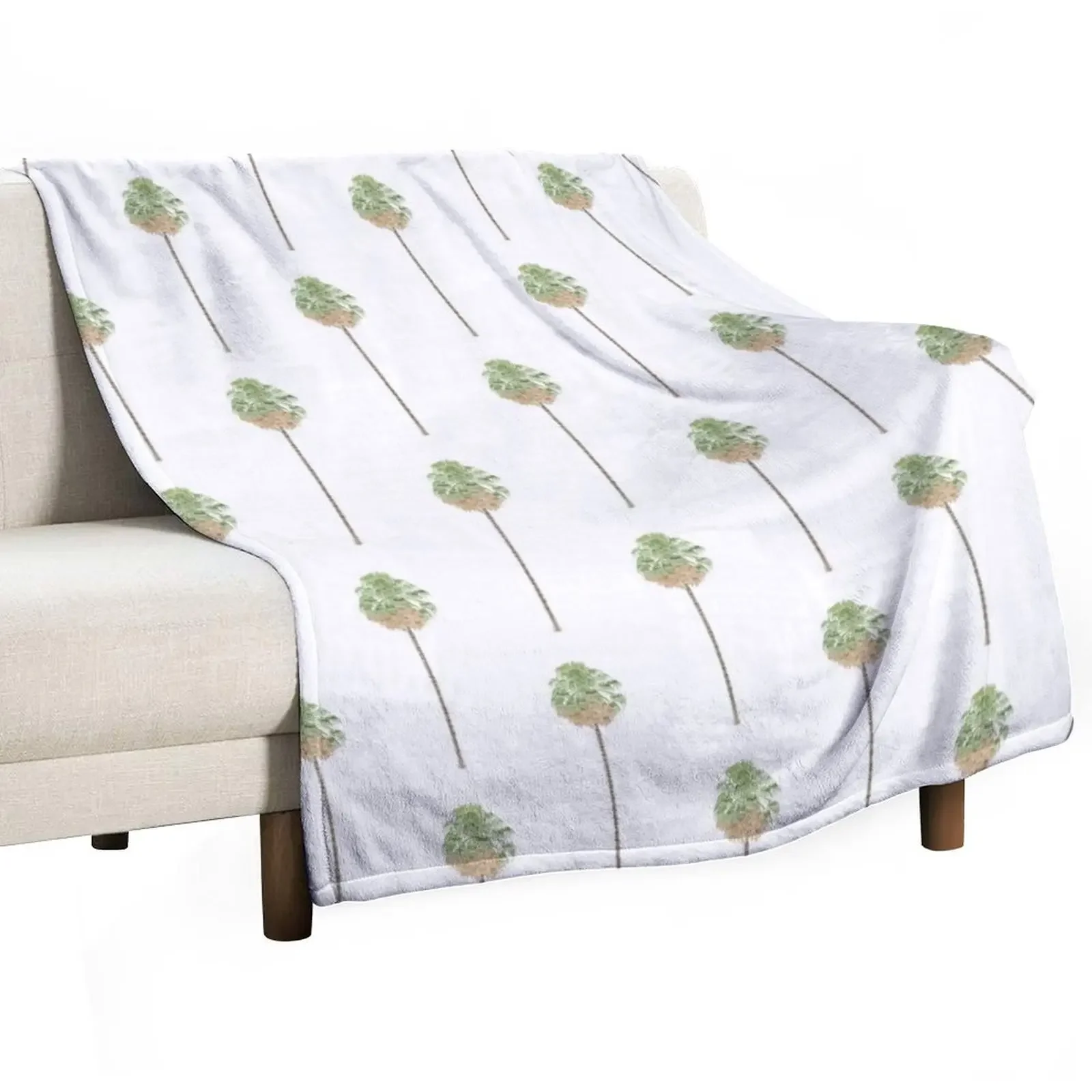 Australian Cabbage tree palm Throw Blanket Vintage Warm Luxury Designer Beautifuls Blankets