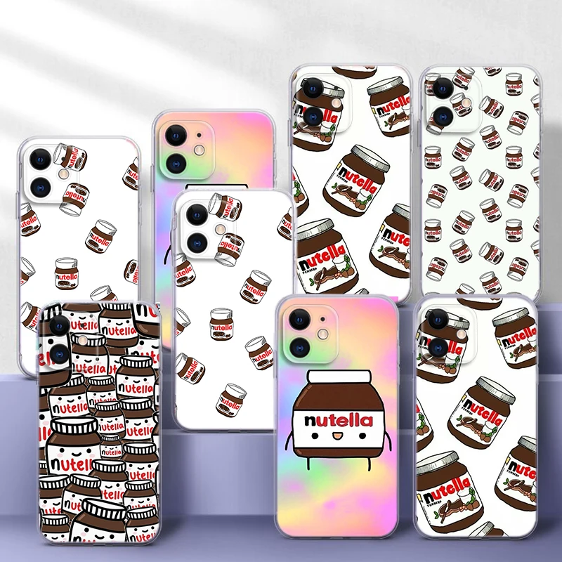 C17 Kawaii nutella Coque Soft Case for LG K71 K8 Plus K9 Lite Q510 K92 Q92 Stylo 6 7 V40 V50 V60 Velvet G9 X4 Q61 Q60