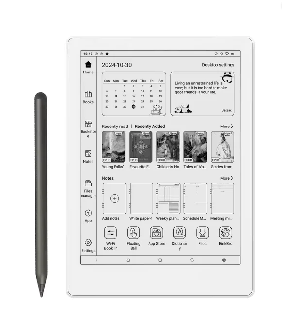 قارئ الكتب الإلكترونية Meebook M8 مقاس 7.8 بوصة يعمل بنظام Android 14 مع متجر جوجل بلاي وذاكرة وصول عشوائي 4 جيجا بايت وقارئ الكتب الإلكترونية بسعة 64 جيجابايت #6