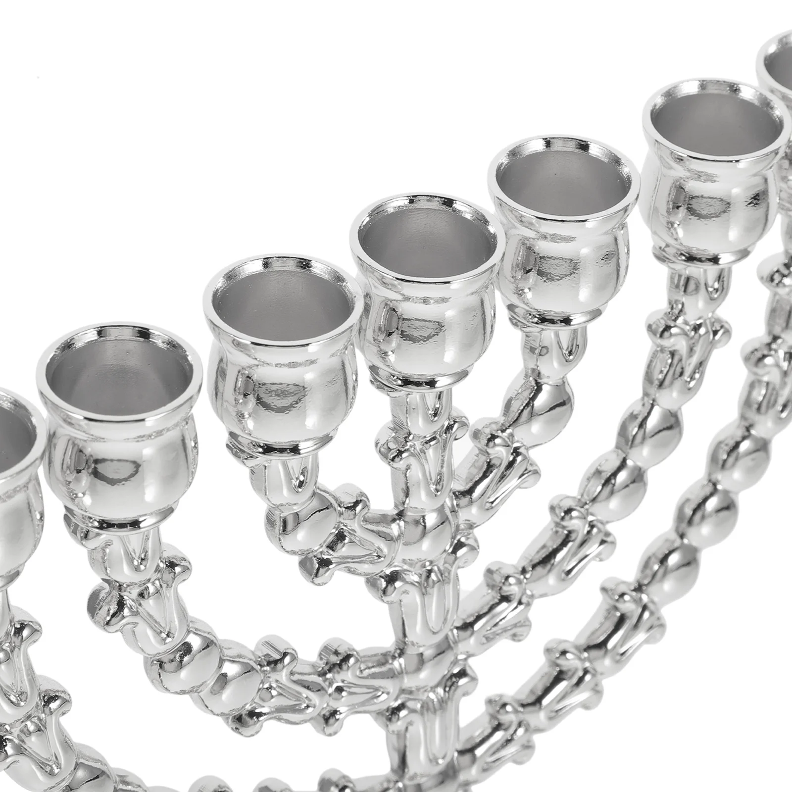 

Alloy Candlestick Holder Metal Desktop Ornaments Vintage Decoration for Home Cafe Bar Wedding Vintage Candlestick Holder