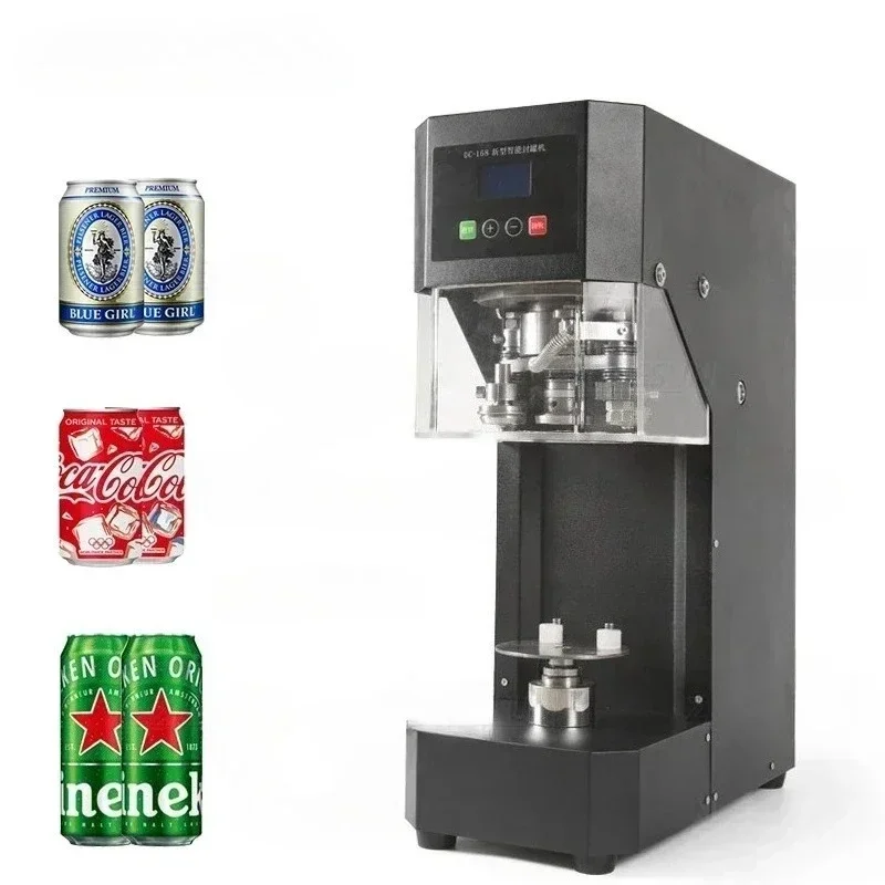 

Beer Canning jar Sealing Machines Drink Beverage Bottle Sealer Vertical Can Sealing Equipment Electric Capping Machine