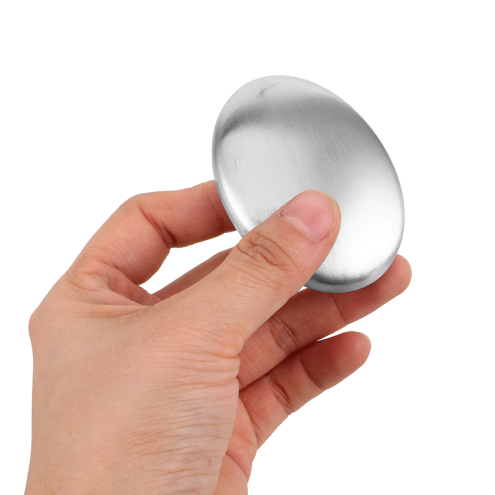 

2pcs Stainless Steel Soap Bar Deodorizing Hand Wash Kitchen Bathroom Smell Elimination Metal Soaps Reliable Durable Oval Shape