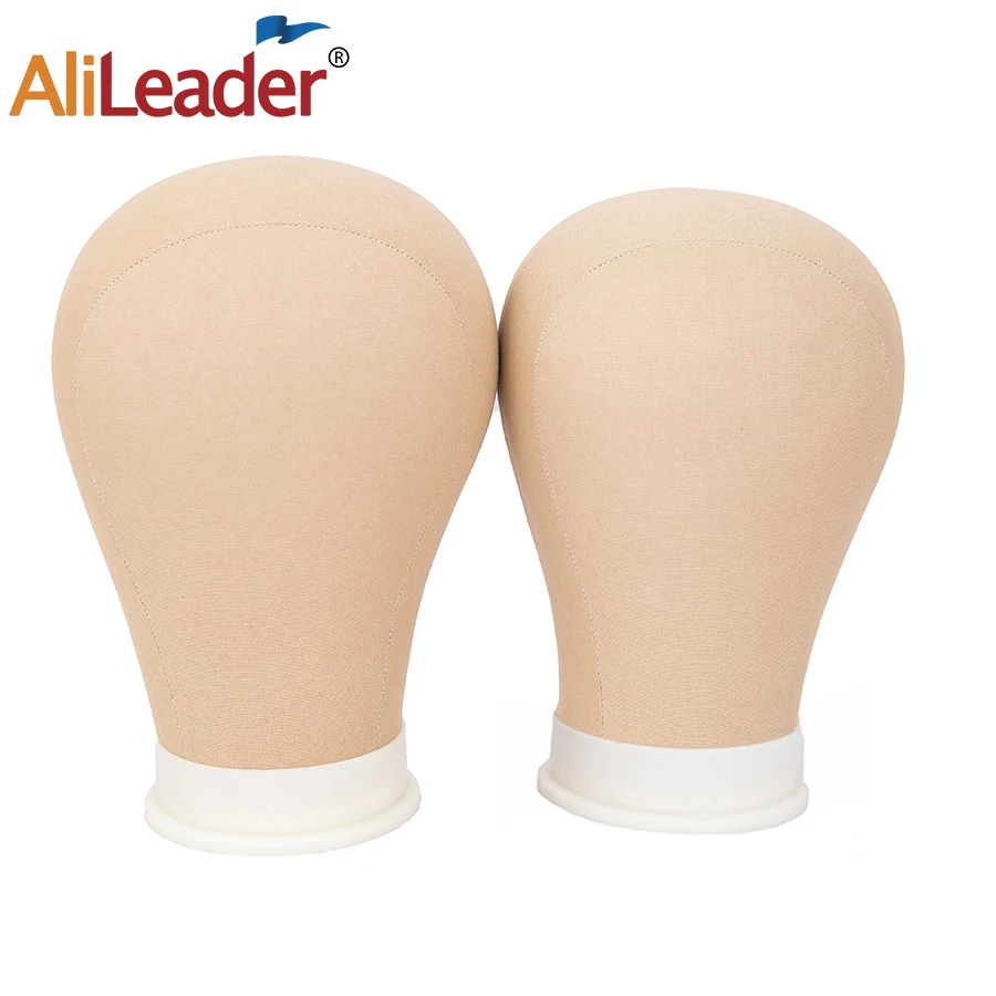 Alileader-Kit de hacer peluca con cabeza de lona para hacer pelucas, pelo de Maniquí de buena calidad, 21-24 pulgadas, accesorios para pelucas