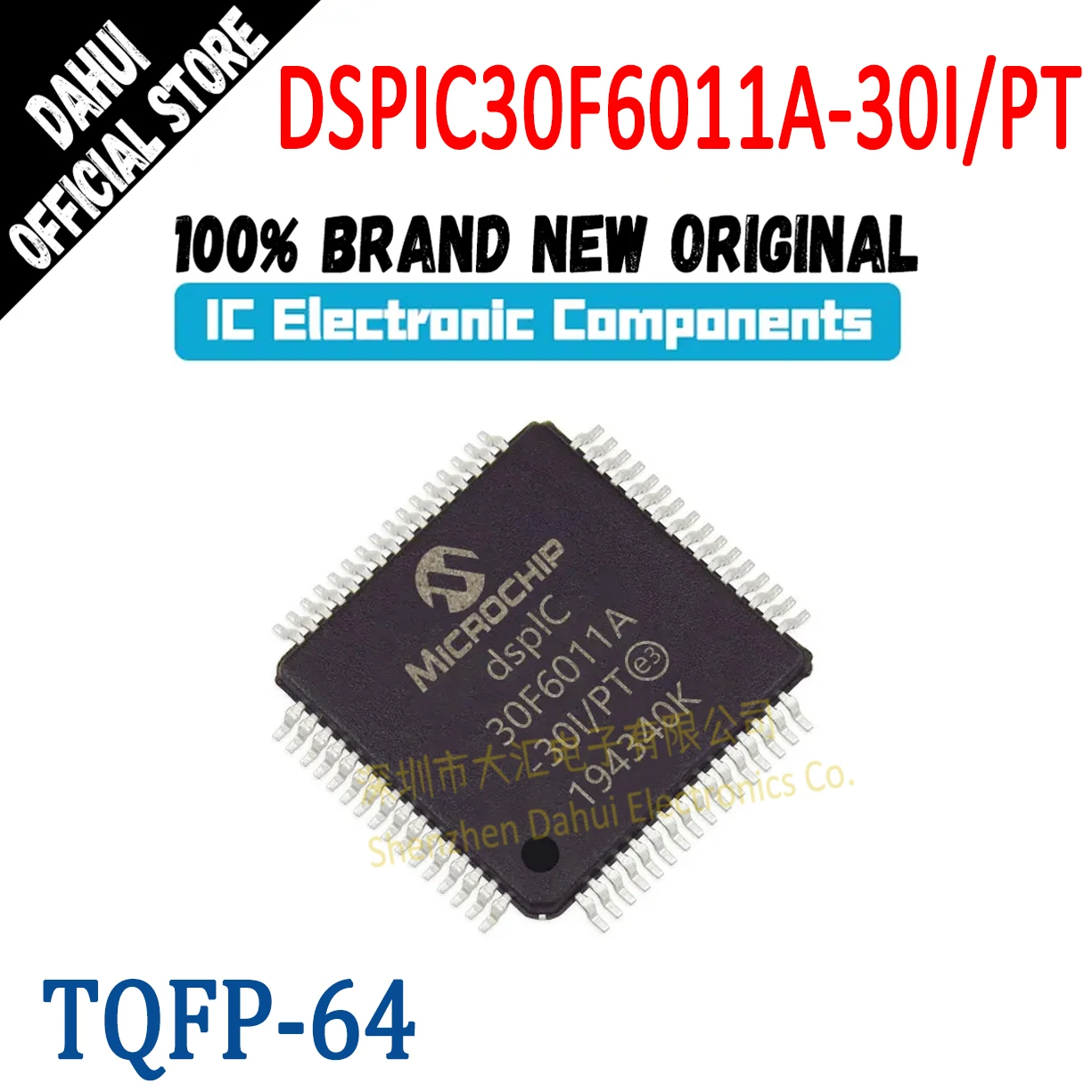 DSPIC30F6011A-30I/PT IC Chip TQFP-64 Digital Signal Processor Chip New Original