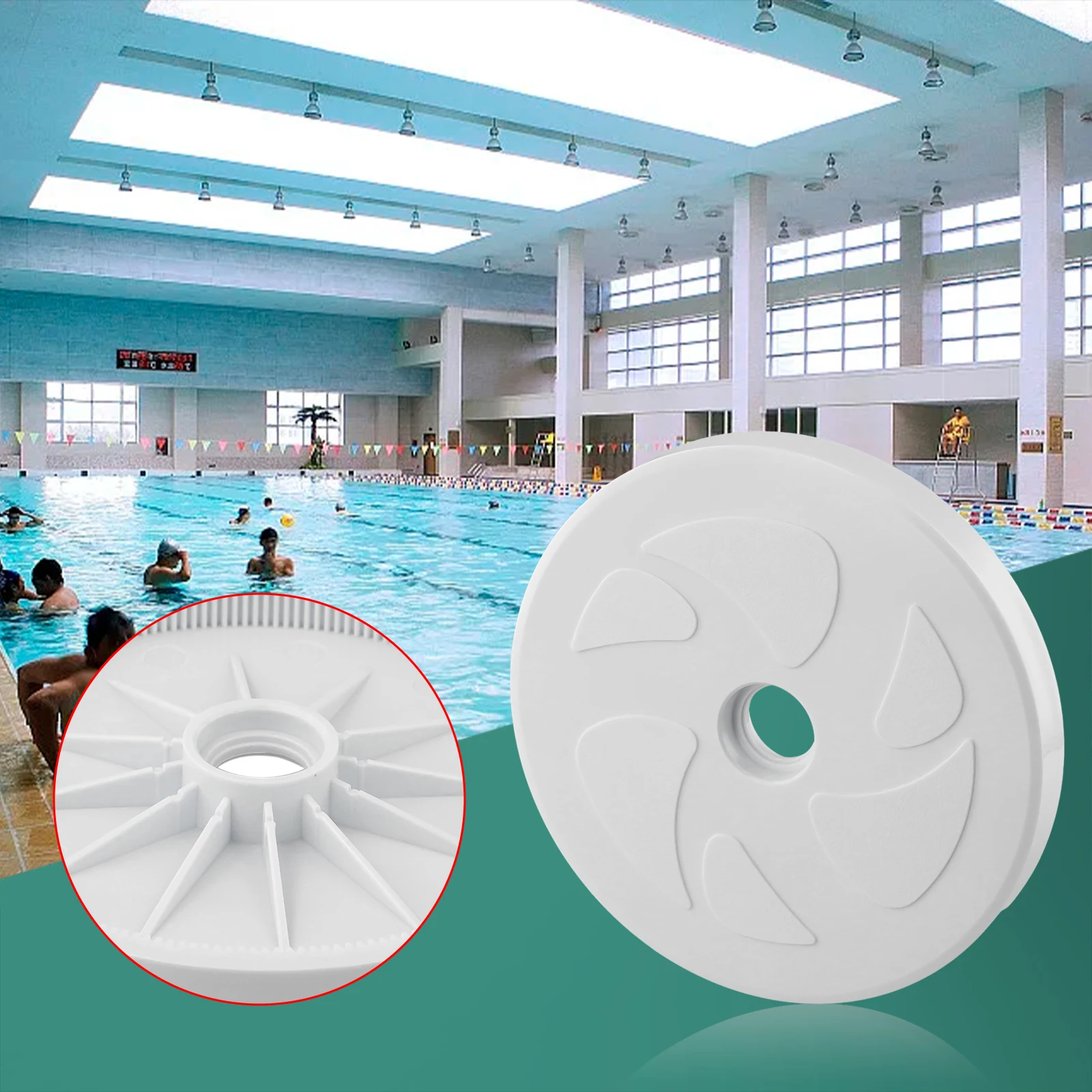 

Large Wheel Part C6 Large Wheel Pool Cleaner Accessories 6.5\" X6.5\" X0.7\" Fast Connection For Zodiac Brand New