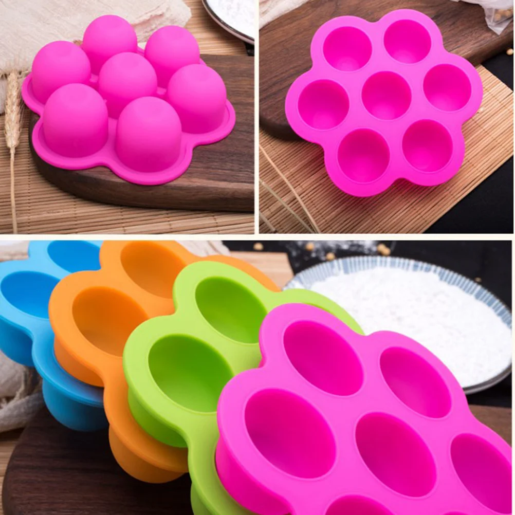 7칸 아기 음식 보관 트레이 실리콘 냉동 용기 단단한 뚜껑 음식 보관 용기 식사용