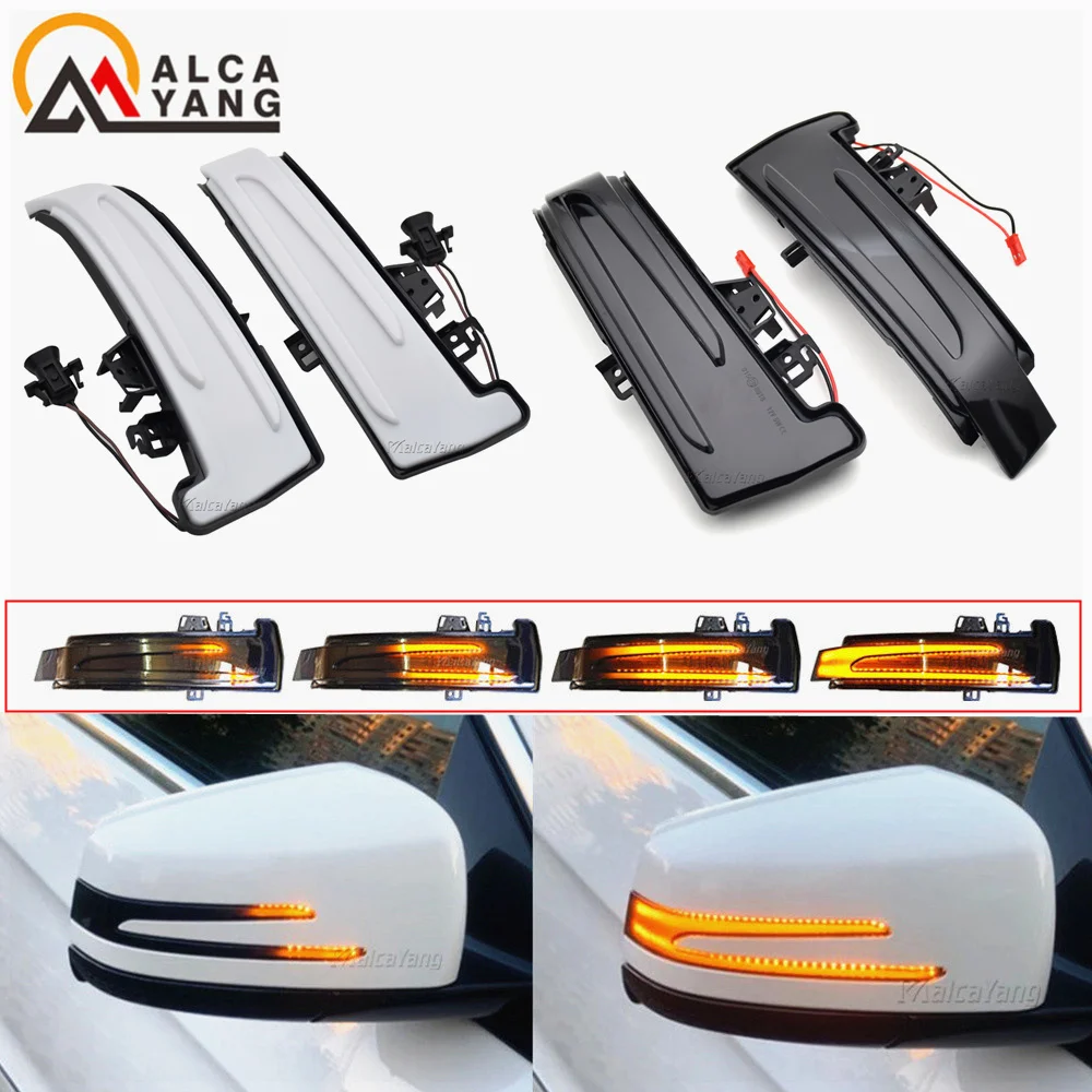 For Benz W221 W212 W204 W176 W246 X156 Dynamic Car Rear View Mirror Turn Signal Light C204 C117 X117 LED Indicator Blinker Lamp