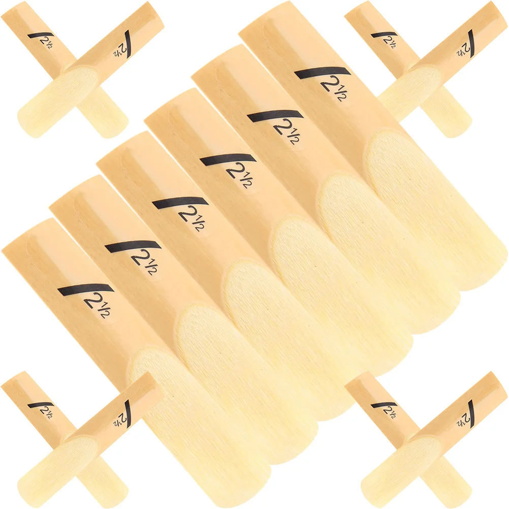 

50 Pcs Saxophone Reed Accessories Alto Soprano Repair Kit Eb Reeds Cork Replacement for Pad Rubber Strip