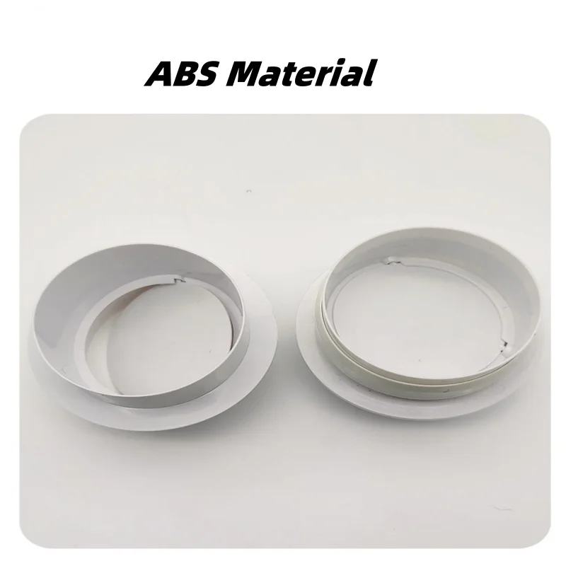 Round Pipe Check Valve Air Duct Check Ventilation Device Durable Exhaust Fan Hose Proof Ventilating Grill Kitchen Accessories