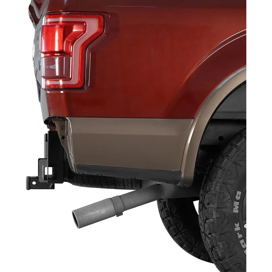 F150 فئة 3 وصلة مقطورة 2 بوصة سحب استقبال مربع أنبوب الإطار ل 20152025 فورد F150 الثقيلة الصلب الخلفي وصلة سحب بار #4