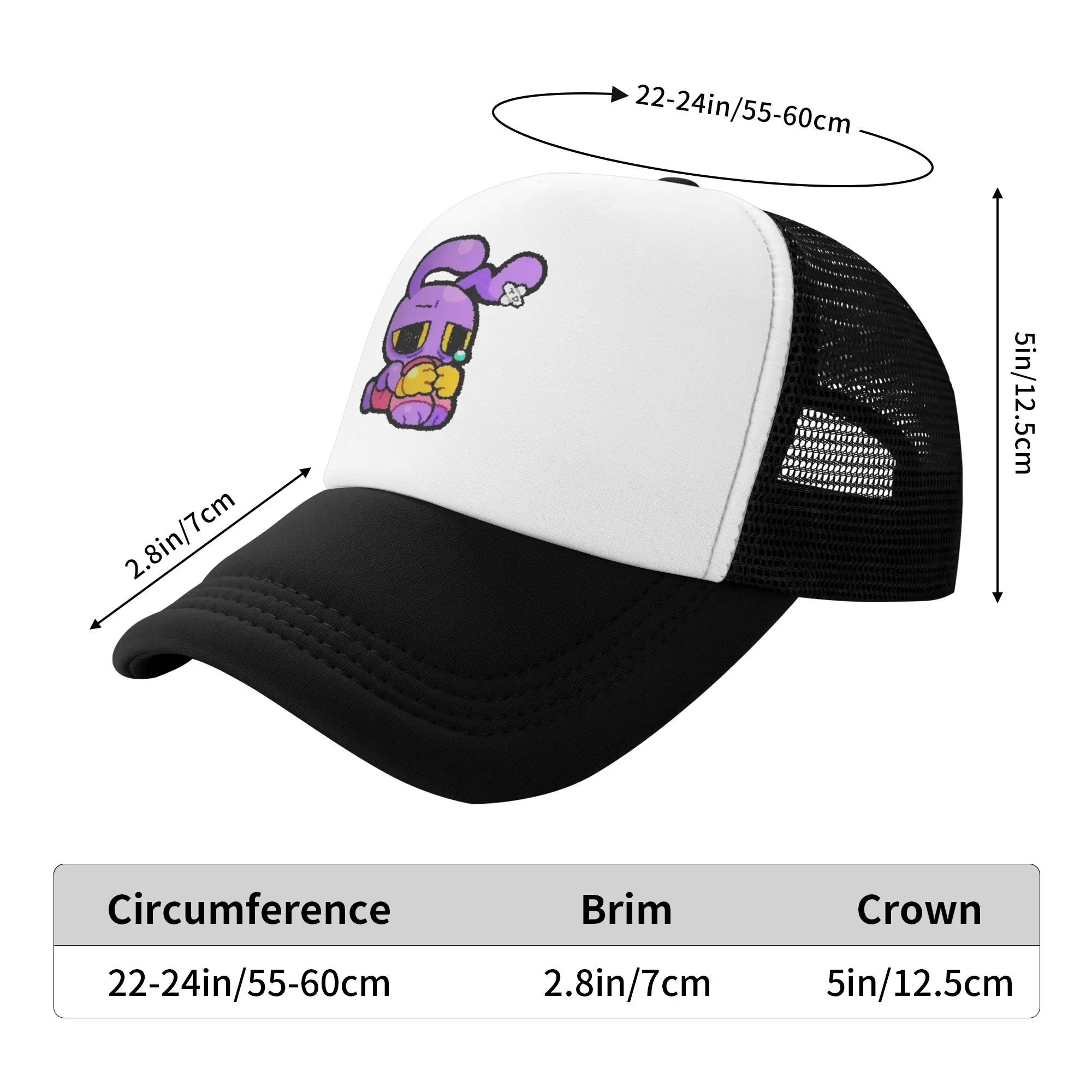 Amazing Circus Jax TADC Rabbit Mesh Sun Hats  Female Male Print Trucker Hat Casual Outdoor Sports Dropshipping Snapback Cap