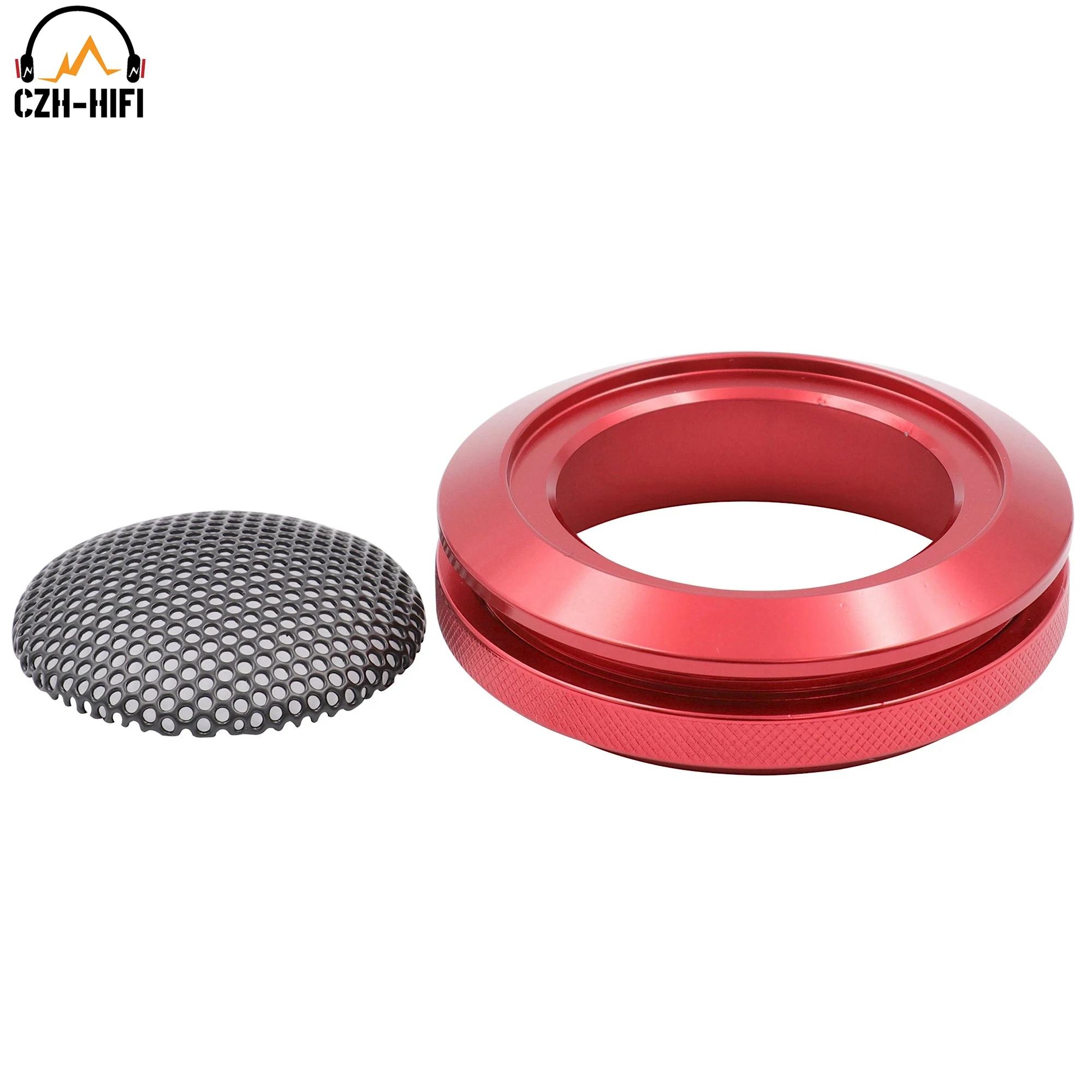 1pc 1,5 "Metall Auto Audio Lautsprecher Subwoofer Waffel Abdeckung Schutz Protector Höhen Kopf Hochtöner Mesh Grill Silber rot Gold Schwarz – Detail 10