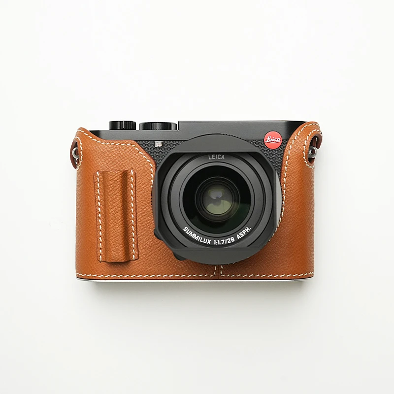 Mr. Steen Voor Leica Q3 Camera Case Beschermhoes Camera Bodysuit Camera Handgemaakt Stijl Leer Met Handpalm Echt Leathe Tas