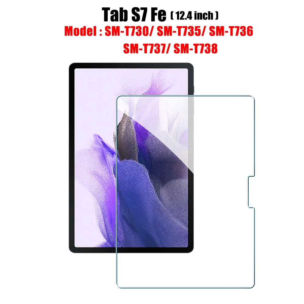 

2 шт., Защитная пленка для Samsung Galaxy Tab S7FE 12,4 дюйма