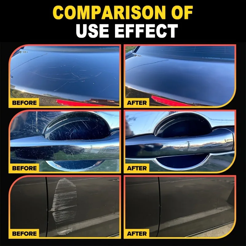 Car Scratch Repair Paste | Auto Polishing & Refurbishing Wax, Light Scratch Remover, Restores Paint Clarity, Suitable for Cars,