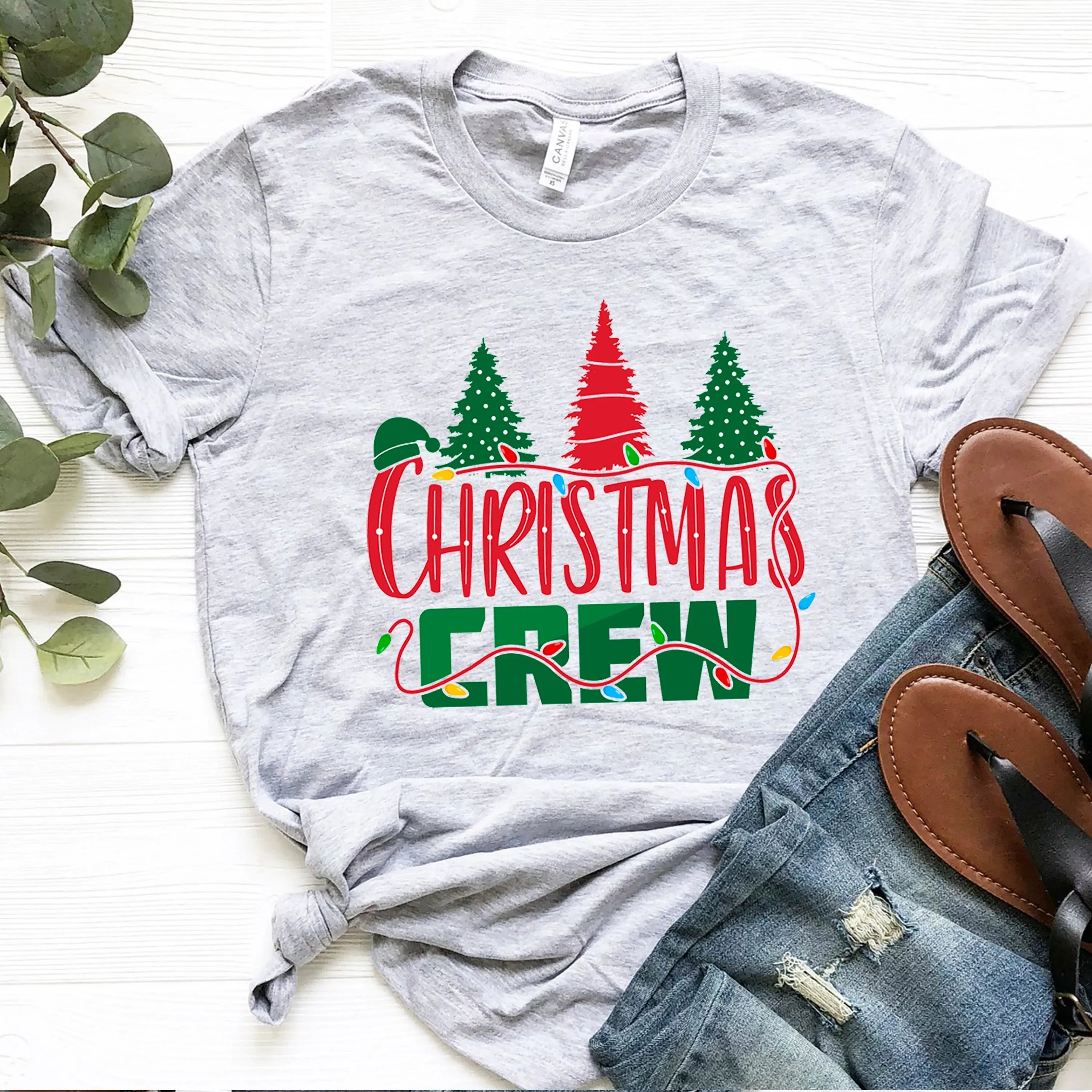 Christmas Crew Family Matching T shirts I Events Shirt for Youths Toddlers Infants