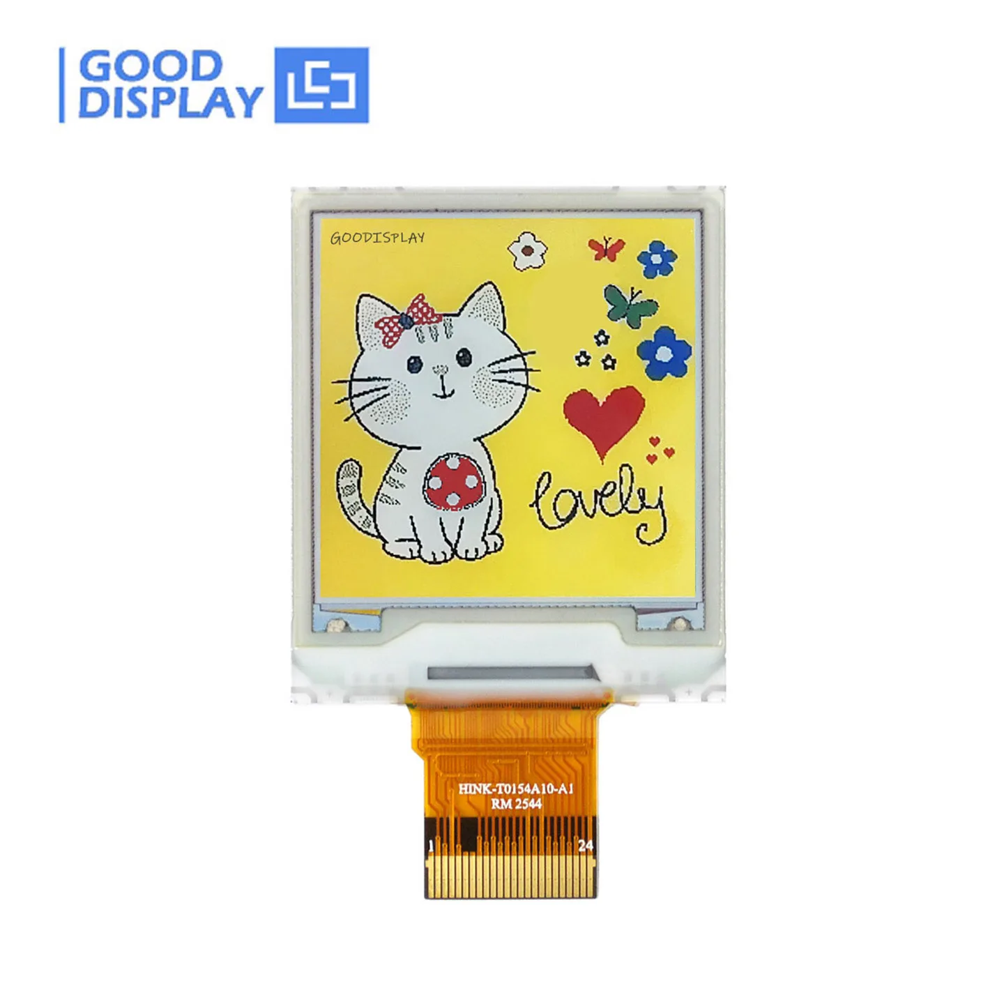 1.54 Inch 6-Color E-Ink Display Module 220PPI Ultra Low Power E6 Electronic Ink Screen, GDEH0154E01