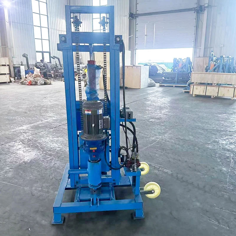 

Customized Hydraulic Mini Portable Water Well Rig 150M Household Hot Model