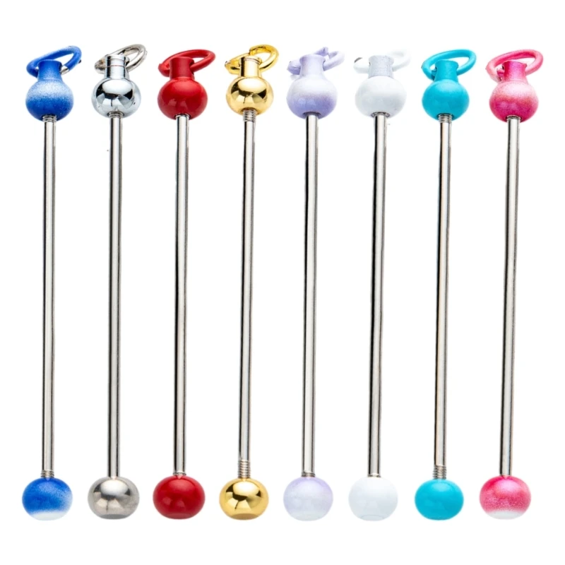 Porte-clés à perles, breloque pendentifs, accessoire décoration pour à à main, 8 pièces