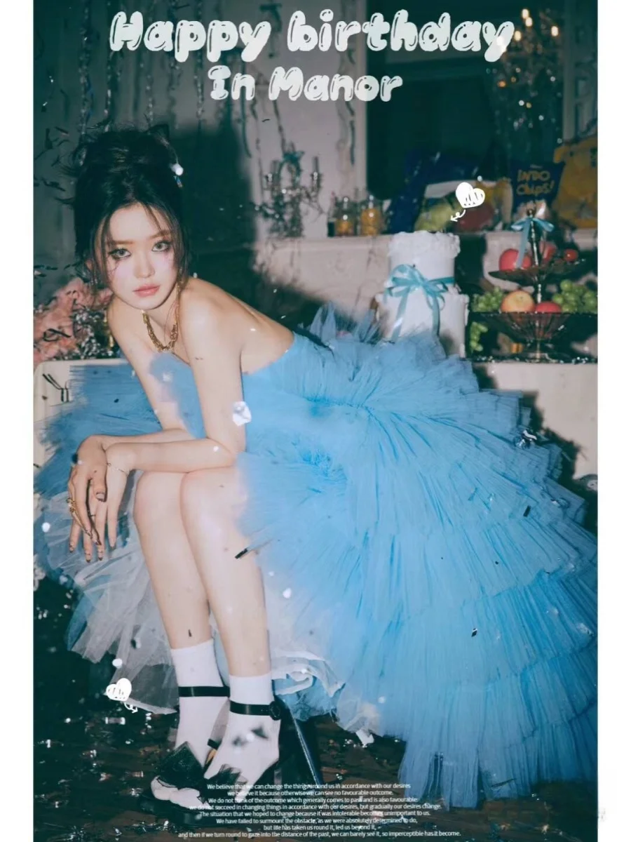 

New Arrival Light Blue Wedding Dr Art Photo Photoaphy awl Fre Sle Birthday Portrait Clothing for Teen Girls