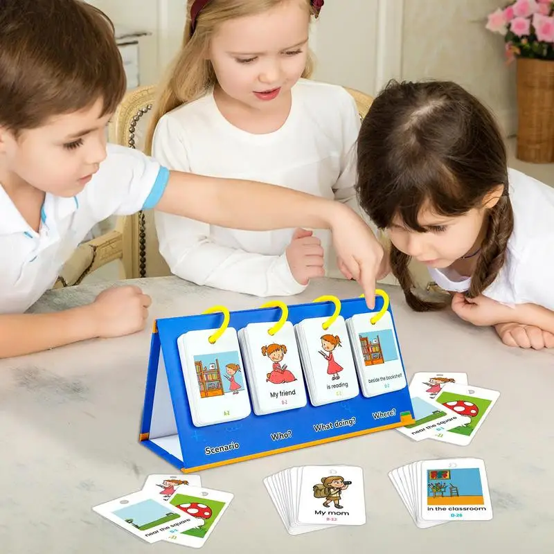 Flash-kaarten voor kinderen Interactieve lettergeluiden Phonics-speelgoed 80X Engelse verlichting Flash-kaarten Set Vroeg educatief klaslokaal