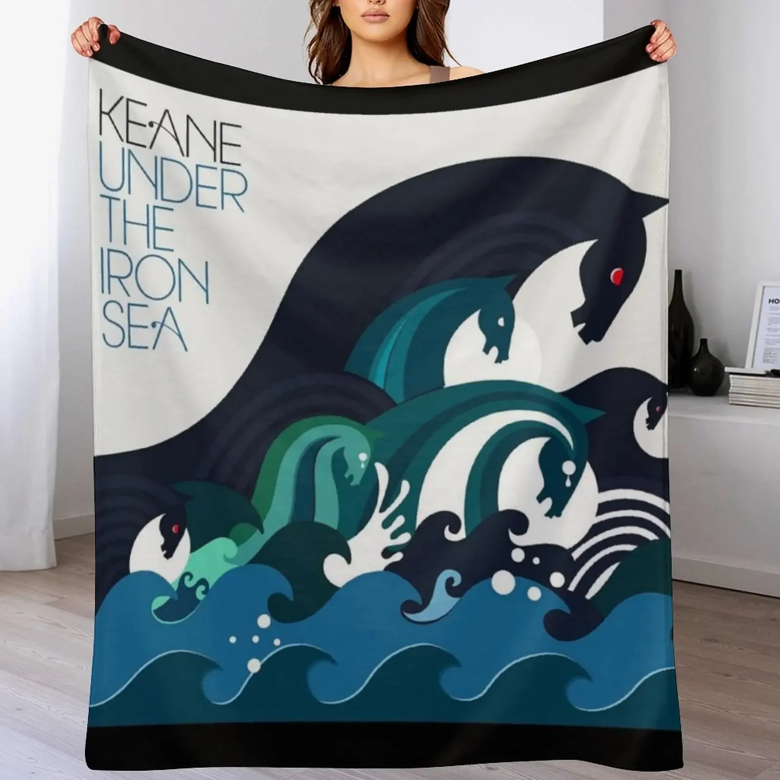 Under the iron sea Throw Blanket Summer Cool Breathable Blanket for Sleeping