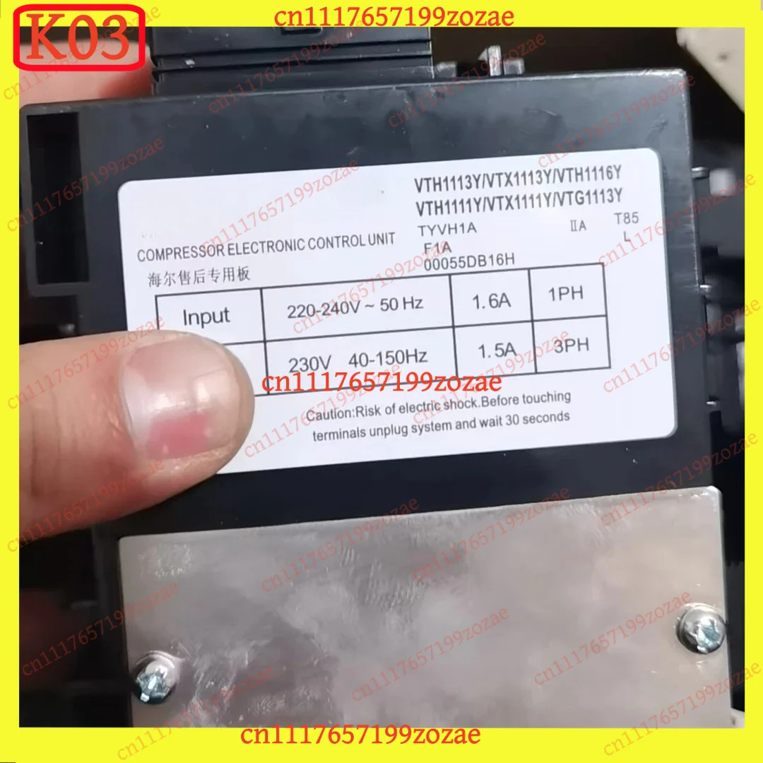 k3 Refrigerator Compressor Inverter Board, Compatible for Haier Jiaxipera VTH VTX VTB 1111Y/1113Y/1116Y Drive Control Board