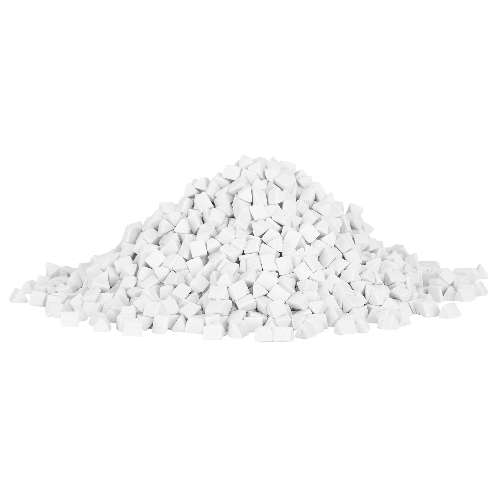 Ceramic Triangle Abrasive Jewelry Buffing for Vibration Polishing Grinding Machine 4mm 500g