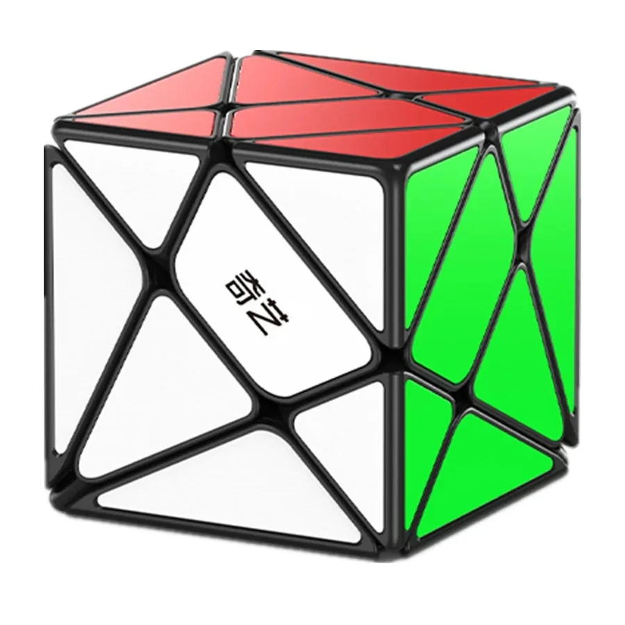 Qiyi Embedded Tile Design Fisher S / Windmill S / Axis S Magic Cube Puzzle Speed Magic Cube Education Learnning Cubo Magico Toys