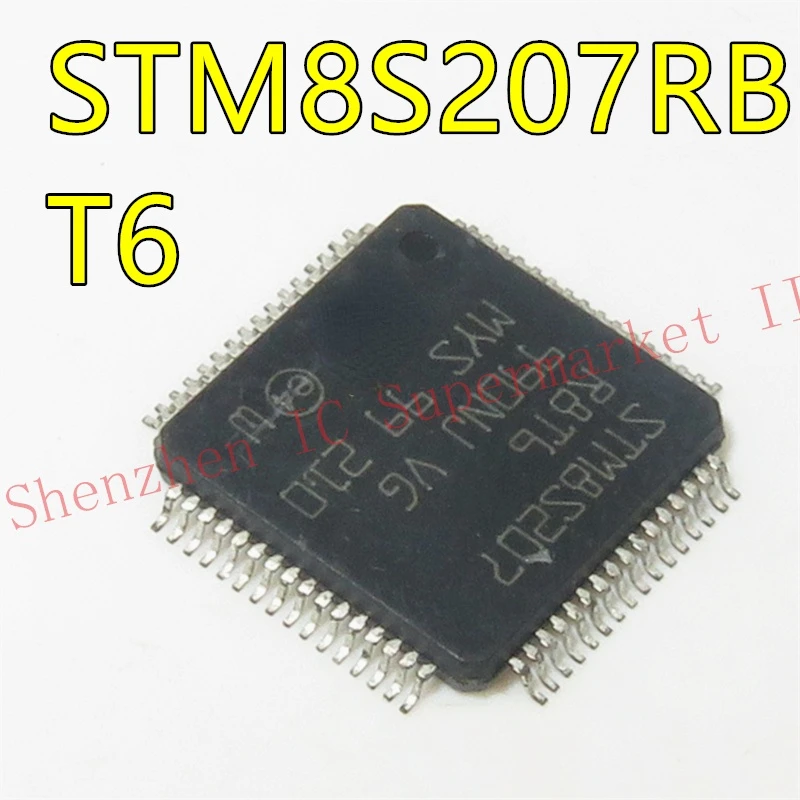 5PCS/LOT STM8S207RBT6 STM8S207 8S207 207 QFP good quality