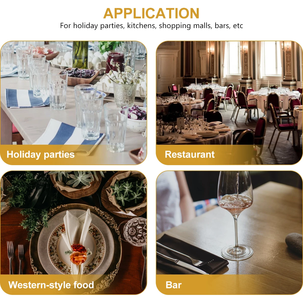 

4Pcs Alloy Christmas Tree Napkin Holders Napkin Buckles Christmas Dinner Table Decoration Rings for Holiday Party Celebration