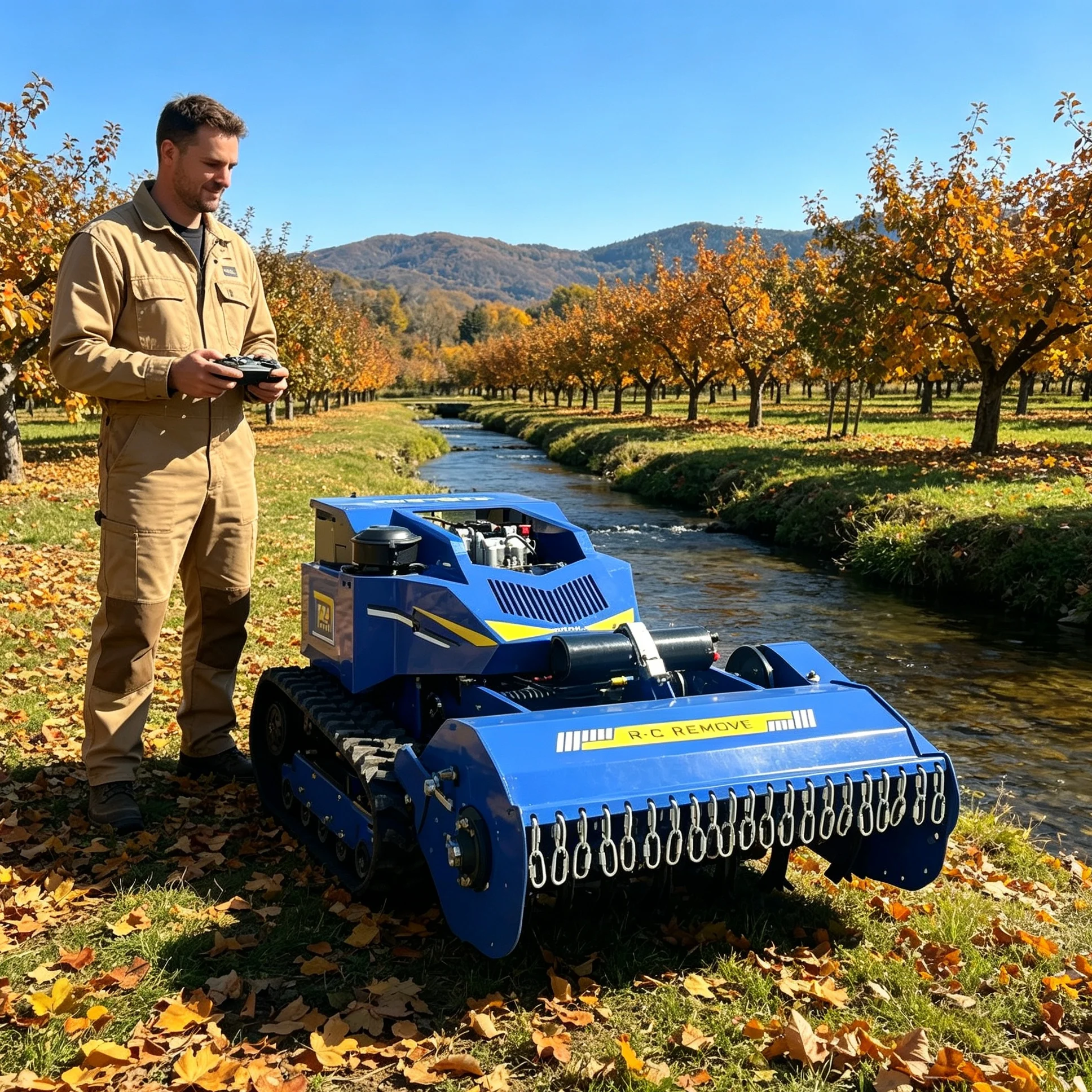 Customized multi‑color optional shell, intelligent robot lawn mower with display screen maintains urban community lawn areas