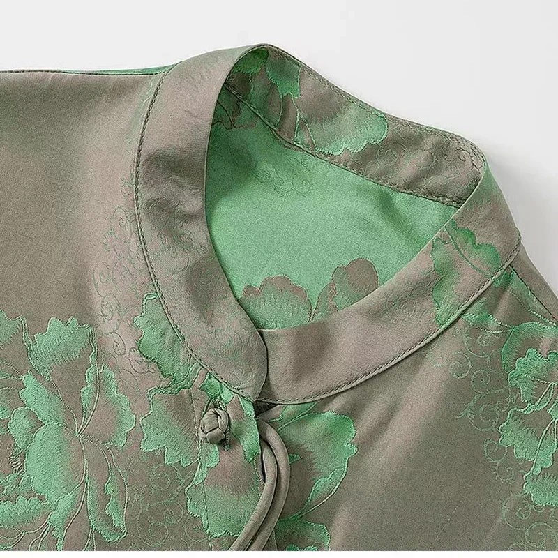 Chinese Style Prints Shirt For Women Traditional Chinese Clothing Comfortable Retro Hanfu Cheongsam Spring